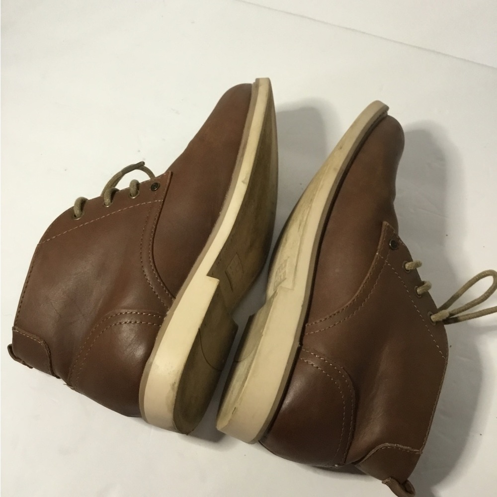 Ashton Hayes Boys Faux Leather Boots Sz 4 EUC - Picture 4 of 8